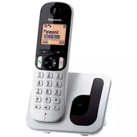 Panasonic KX-TGC210SP Teléfono Inalámbrico Plata Panasonic KX-TGC210SP Teléfono Inalámbrico Plata